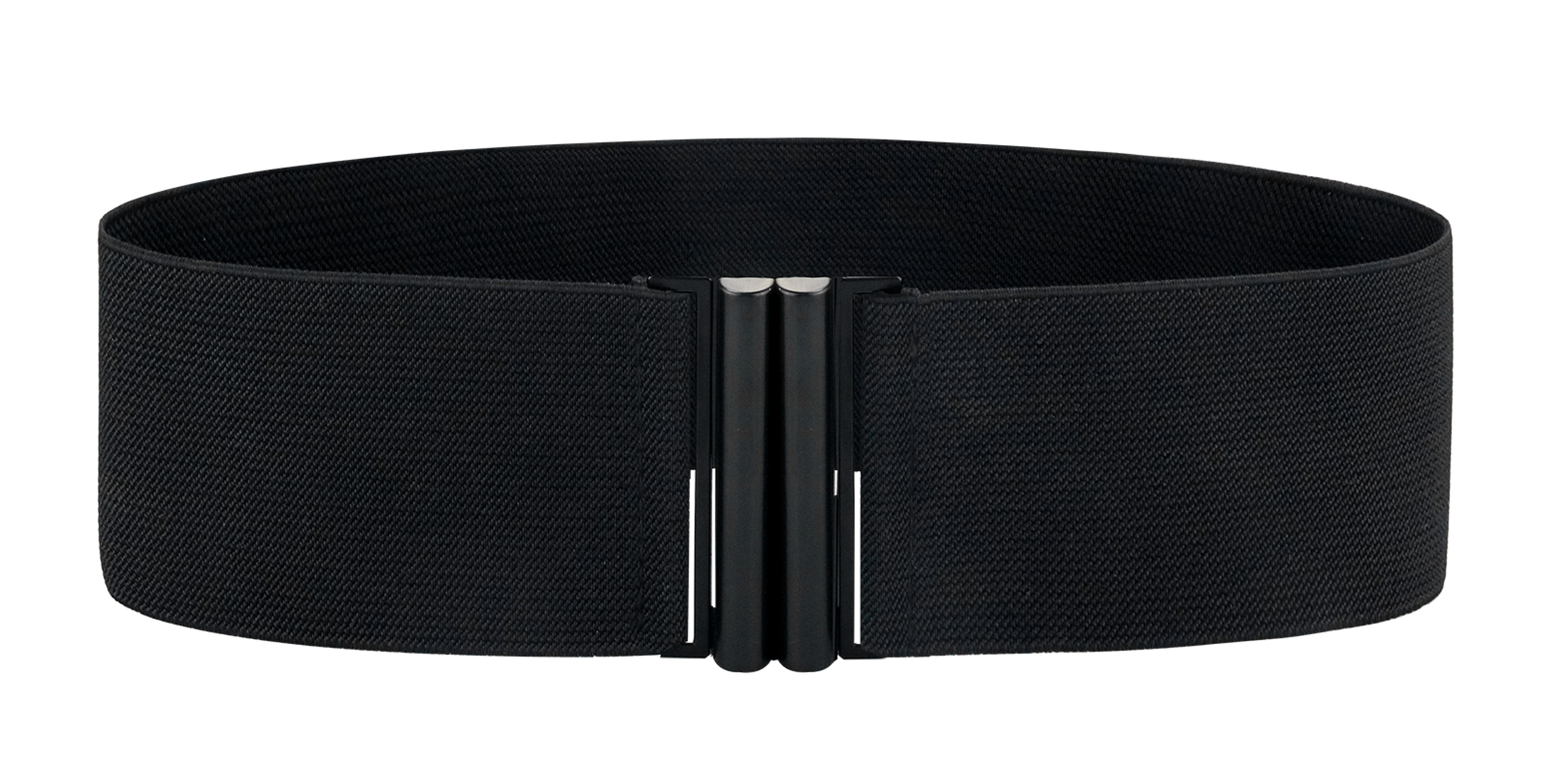 Women's Waist Belts Plus Size Dresses leather Elastic Stretch Cinch Belt  with Fashion Metal Interlock Belt Buckle 