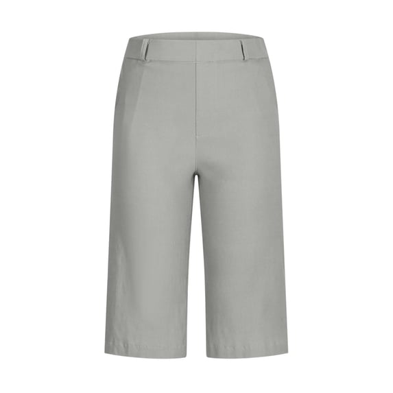 Womens Bermuda Shorts Golf Short Pull On 7 Inch Inseam Jorts Mid Rise Stretch With Pockets Khaki Utility Comfort Hiking Gray 2XL