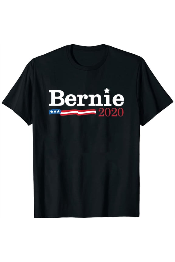 Womens Bernie Sanders 2020 T-Shirt | Political Graphic T-Shirt Black 2X-Large