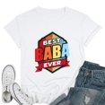 thumbnail image 1 of Womens Best Baba Turkish Baba Persian Arabic Father Dad T-Shirt White 2X-Large, 1 of 5