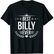 Womens Best Billy Ever Funny Name Humor Nickname T-Shirt Black Small