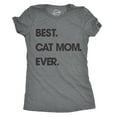 thumbnail image 1 of Womens Best Cat Mom Ever T shirt Funny Mothers Day Cute Gift for Kitty Lover Womens Graphic Tees, 1 of 6