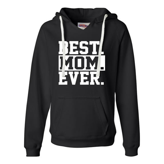 Womens Best Mom Ever #1 Mom World's Best Mom Mother's Day Deluxe Soft Hoodie