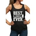 thumbnail image 1 of Womens Best Mom Ever #1 Mom World's Best Mom Mother's Day Racerback Tank Top T-Shirt, 1 of 1