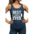 thumbnail image 1 of Womens Best Mom Ever #1 Mom World's Best Mom Mother's Day Racerback Tank Top T-Shirt, 1 of 1