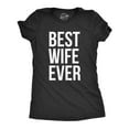 thumbnail image 1 of Womens Best Wife Ever T Shirt Cute Graphic Tee for Mom Funny Cool Sarcastic Top Womens Graphic Tees, 1 of 6