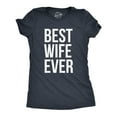 thumbnail image 1 of Womens Best Wife Ever T Shirt Cute Graphic Tee for Mom Funny Cool Sarcastic Top Womens Graphic Tees, 1 of 6