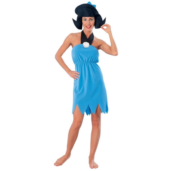 Flintstones Betty Rubble Women's Halloween Fancy-Dress Costume for Adult, L
