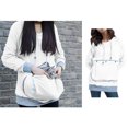 thumbnail image 1 of Womens Big Pouch Hoodie Oversized Dog Carrier Hoodie Long Sleeve Large Pocket Sweatshirt for Women Warm Fall Winter Clothes, 1 of 5
