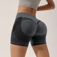 thumbnail image 1 of Womens Biker Shorts High Waist Booty Lifting Compression Athletic Shorts Grey, 1 of 6