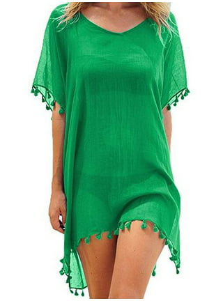 Made for Sun Lime Green Swim Cover-Up Skirt