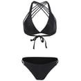 thumbnail image 1 of Womens Bikini Set 2 Piece Swimsuit Swimwear Beachwear Printed Bathing Suits, 1 of 7