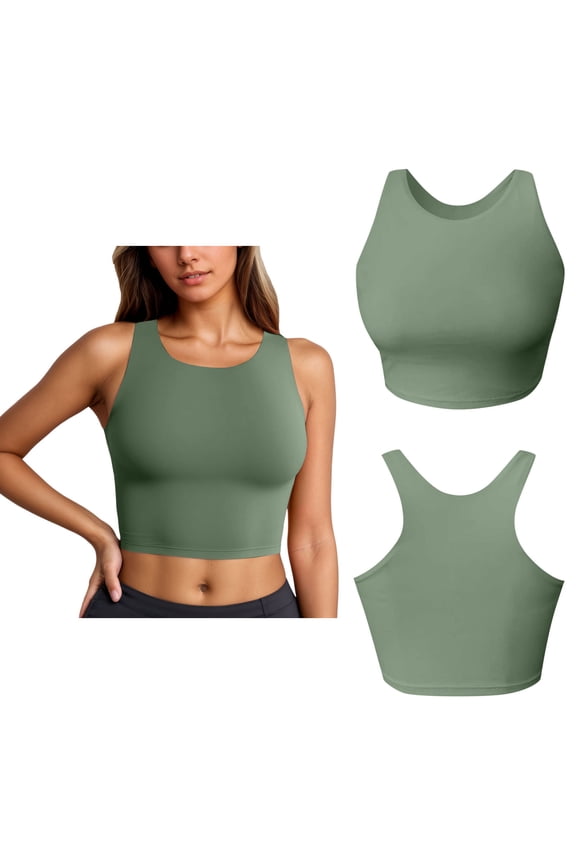 Womens Bikini Tops Padded High Neck Swim Bathing Bra Athletic Bathing Top Sports Bra Bikini