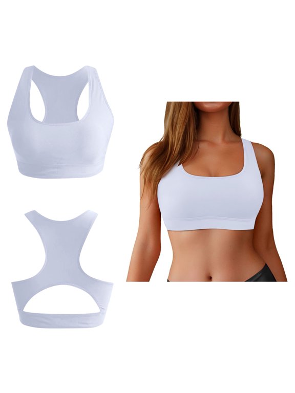 Womens Bikini Tops Padded High Neck Swim Sports Bathing Bra Racerback Women's Swim Tops Swimming Sports Bra