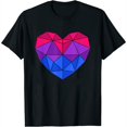 thumbnail image 1 of Womens Bisexual Heart Lgbt Bisexual T-Shirt White Small, 1 of 5
