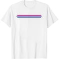 thumbnail image 1 of Womens Bisexuality Flag Lgbt Bi Pride Co. T-Shirt White Large, 1 of 5
