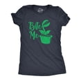 thumbnail image 1 of Womens Bite Me T Shirt Funny Venus Fly Trap Carnivorous Plants Joke Tee for Ladies Womens Graphic Tees, 1 of 9
