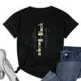thumbnail image 1 of Womens Black And Bougie T-Shirt Melanin Black 4X-Large, 1 of 5