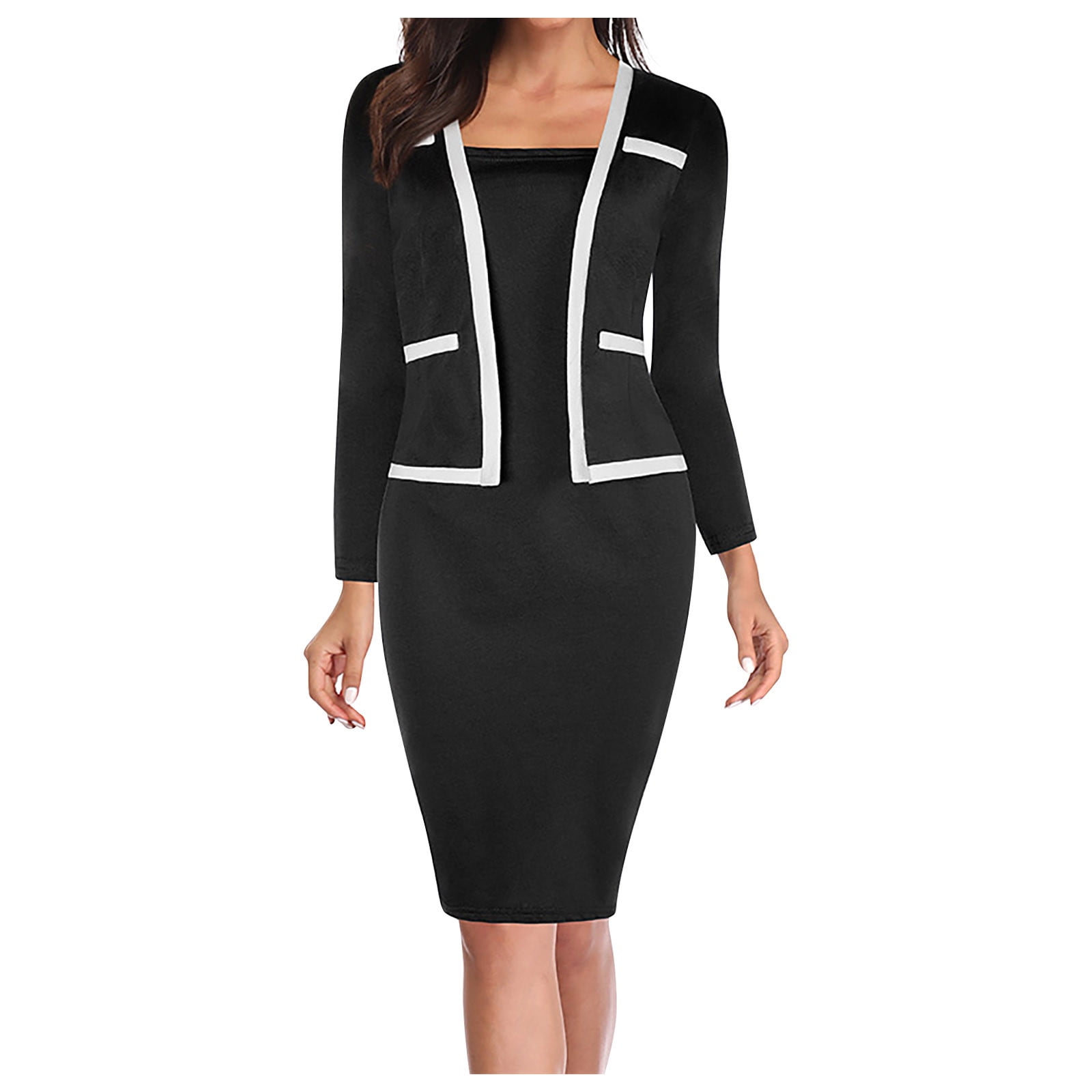 Womens Black Dresses for Funerals White Cute Dress New Dresses 2025 Clothes  Plus Size Red Elegant Dress Ladies Green Dress White A Line Dress Women  Spring Fashion Women Vestido De Invierno Para