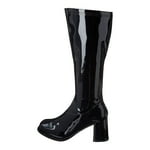 Womens Black Gogo Boots Size 9