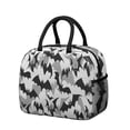 thumbnail image 1 of Womens Black and Gray Halloween Bats Lunch Box for Work,Insulated Lunch Bag for Women,Loncheras Para Mujer,Leakproof Adult Lunch Bag for Work,Beach,Travel,Picnic,Camping, 1 of 7