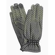 Womens Black Lace Overlay Stretch Fit Texting & Tech Touchscreen Gloves