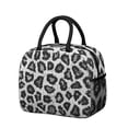 thumbnail image 1 of Womens Black Leopard Pattern Lunch Box for Work,Insulated Lunch Bag for Women,Loncheras Para Mujer,Leakproof Adult Lunch Bag for Work,Beach,Travel,Picnic,Camping, 1 of 7
