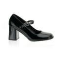 thumbnail image 1 of Womens Black Patent 3" Heel Mary Jane Shoes size 8, 1 of 5