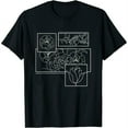 thumbnail image 1 of Womens Black Roses Aesthetic Clothing Soft Grunge Clothes Goth Punk T-Shirt Black Small, 1 of 5
