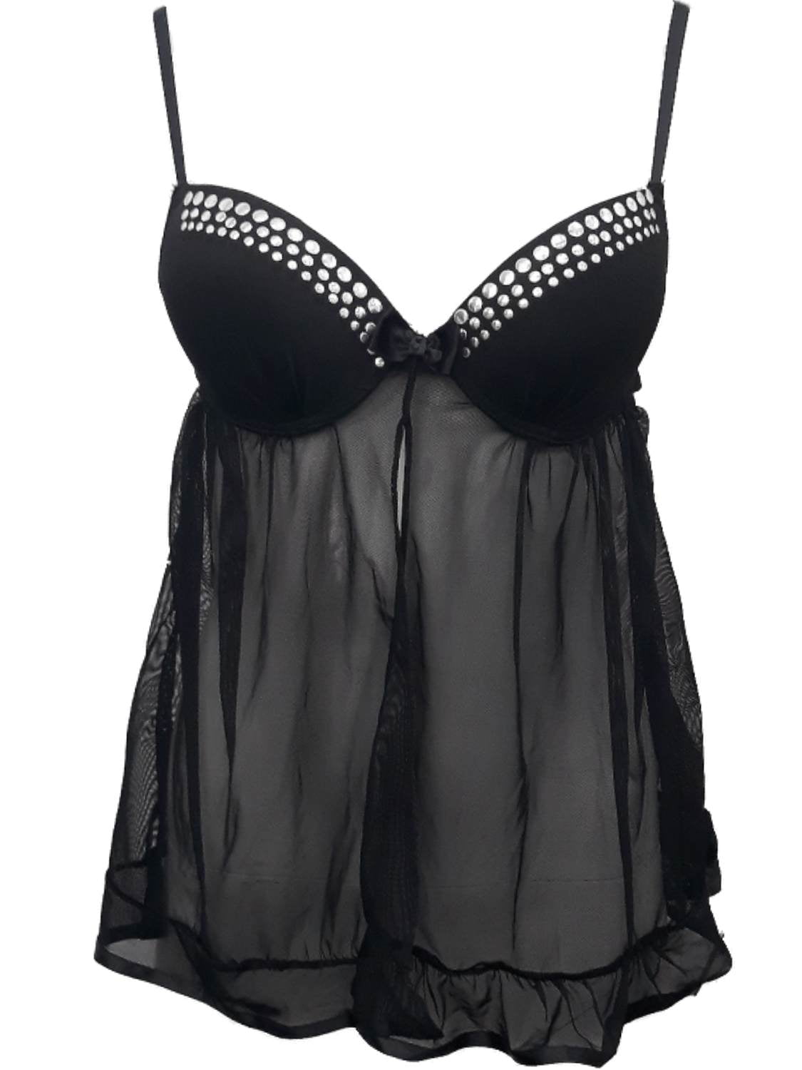 Black Lycra Cotton Net Embroidered Lingerie at Rs 89/set in New Delhi | ID:  22910786397