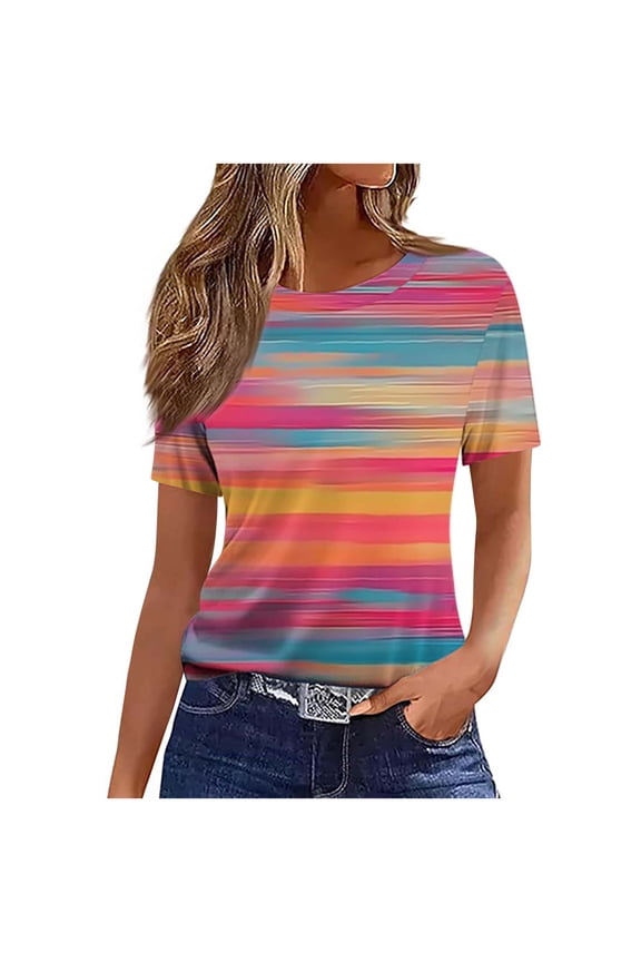 Womens Blanks Shirts Leopard Graphic Tees Tops Short Sleeve Polyester Tshirts Cute Items Clothes