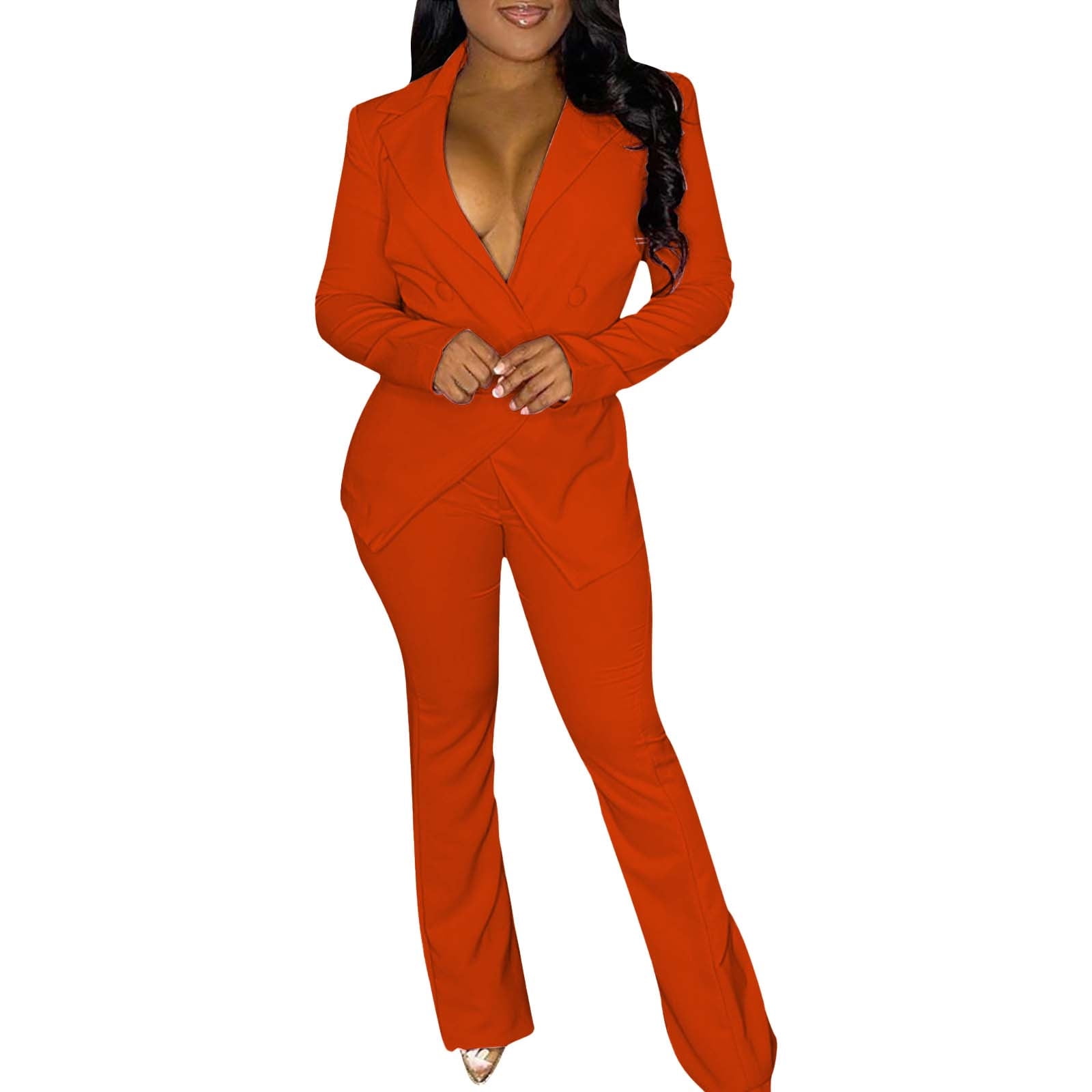 Formal Style Solid Blazer With Black Trouser Suit Set main image 0