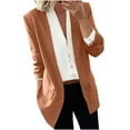 thumbnail image 1 of Womens Blazers For Work Casual Sevevn Womens Fashion Turn Down Collar Long Sleeve Casual Coat Suit Jacket, 1 of 6