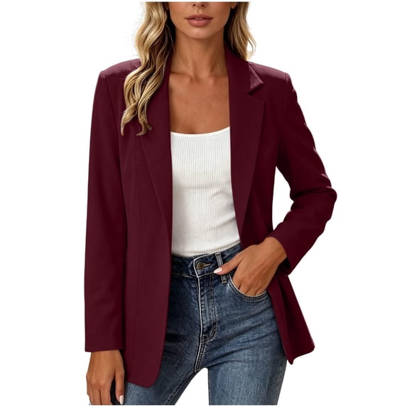 Womens Blazers Lightweight Jacket Women Work Clothes Fall Coat Open Front Jackets for Women Professional Outfits Suit Jackets Interview Outfits Dress Jackets