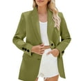 thumbnail image 1 of Womens Blazers, Yigetop Women's Casual Solid Color Suit Jacket Lapel Keep Warm and Slim Loose Long Sleeve Fashion Cardigan Coat Business Casual Outfits for Women Camouflage 3XL, 1 of 4