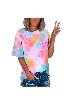 Womens Bleached Sublimation Blanks Shirts Leopard Graphic Tees Tops Short Sleeve Polyester Tshirts Cute Items Clothes
