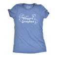 thumbnail image 1 of Womens Blessed Grandma T Shirt Funny Grandmother Appreciation Nana Graphic Novelty Tee Womens Graphic Tees, 1 of 9