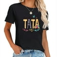 thumbnail image 1 of Womens Blessed To Be Called Tata Colorful Gifts-Grandma Tee, 1 of 5