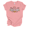 thumbnail image 1 of Womens Blessed To Be Floral Whimsical Mother's Day Ladies Pink Short Sleeve T-Shirt-Grandma-XX-Large, 1 of 1