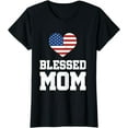 thumbnail image 1 of Womens Blessed mom Mothers Day T-Shirt, 1 of 4