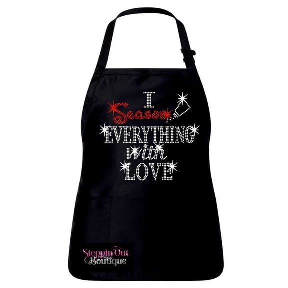 Womens Bling Rhinestone Apron Baker Gift Cooking Apron Apron For Women Kitchen Apron Bakin