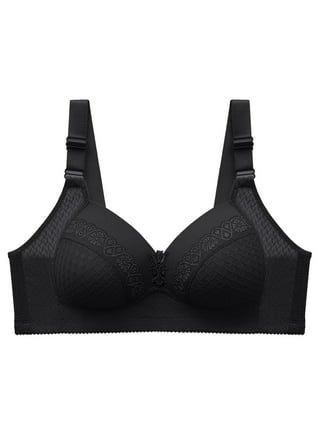 QWANG Solid Wire Free Sports Front Closure Extra-Elastic Breathable Lace  Trim Bra Everyday Warners Wireless Bras for Women Reduced Price 