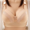 thumbnail image 1 of Womens Blissful Bra Wire Push Up Full Coverage Smoothing Everyday Comfort Flex Fit Bras, 36, Khaki, 1 of 6
