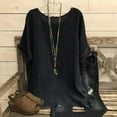 thumbnail image 1 of Womens Blouse,Fashion Women Summer Loose Solid O-Neck T-Shirt Short Sleeve Casual Blouse, 1 of 3