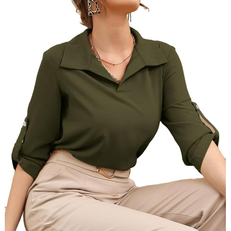 Olive green blouse hot sale