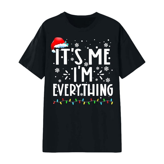 Womens Blouse Unisex Graphic Print Short Sleeve Crew Neck Soft Womens Outfit Sets,Black,XL