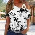 thumbnail image 1 of Womens Blouses And Tops Casual Short Sleeve My Orders Past Orders Black Summer Tops for Teens Generic Blouses for Women Clearance Orders, 1 of 4