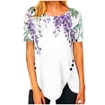 thumbnail image 1 of Womens Blouses Casual Summer Summer Clothes Outfits Women Over 50 White Summer Tops for Teens Buy Again My Orders, 1 of 5
