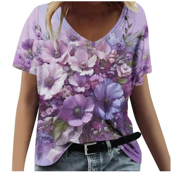 Womens Blouses Casual Work Womens Workout Tops Multipack White Summer Tops for Women Short Sleeve Previous Orders