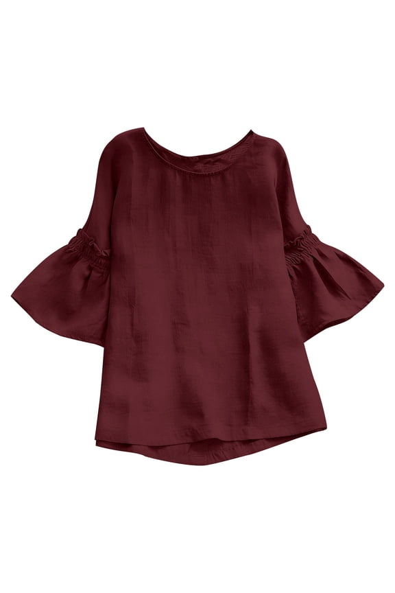 Womens Blouses Clothing Streetwear Clothes Shirts for Tops Tshirt Casual Elegant Summer Cotton